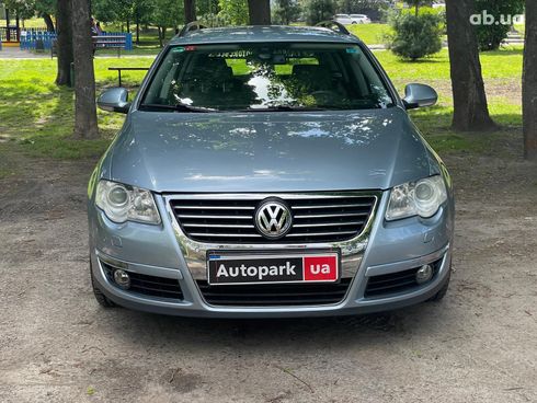 Volkswagen passat b6 2008 синий - фото 2