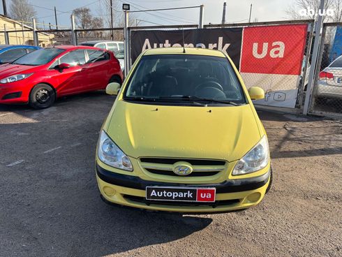 Hyundai Getz 2006 желтый - фото 8