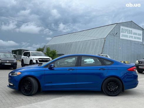 Ford Fusion 2017 синий - фото 4