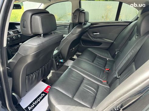 BMW 5 серия 2007 черный - фото 15