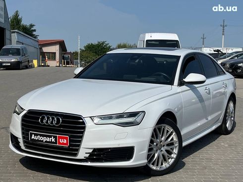 Audi A6 2018 белый - фото 2