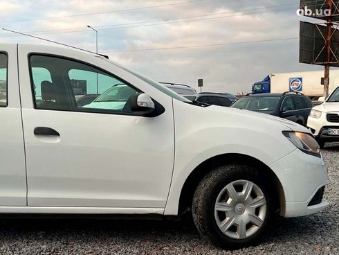 Renault Logan 2016 белый - фото 11