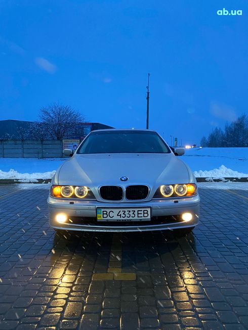 BMW 5 серия 2001 серебристый - фото 3