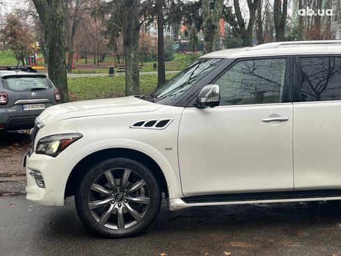 Infiniti QX80 2017 белый - фото 21