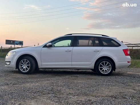 Skoda octavia a7 2014 белый - фото 10