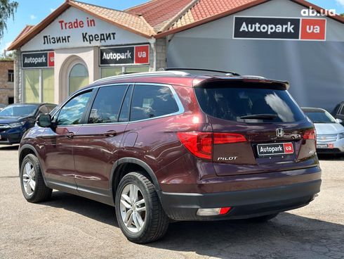 Honda Pilot 2016 красный - фото 7