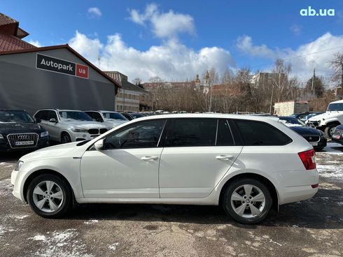 Skoda octavia a7 2014 белый - фото 11