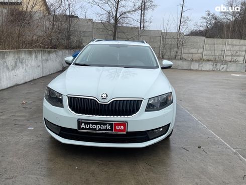 Skoda octavia a7 2016 белый - фото 2