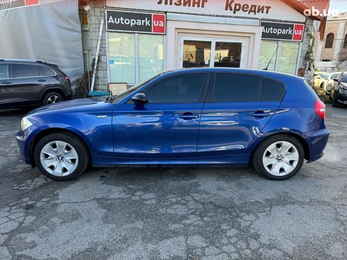 BMW 1 серия 2008 синий - фото 10