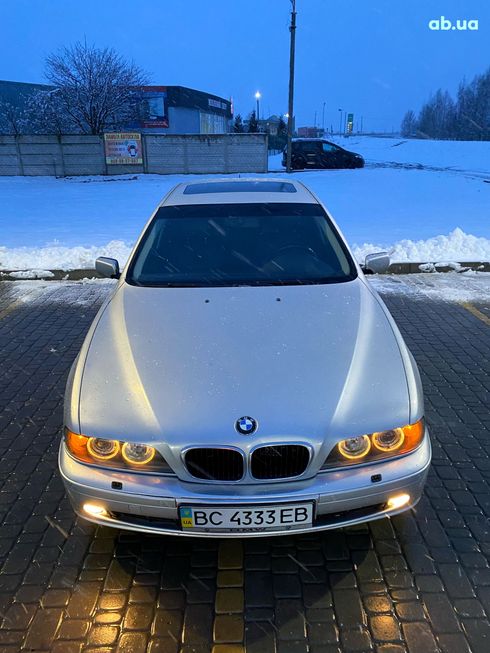 BMW 5 серия 2001 серебристый - фото 6