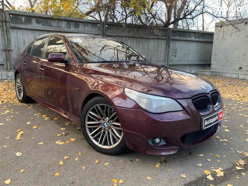 BMW 5 серия 2005 красный - фото 3