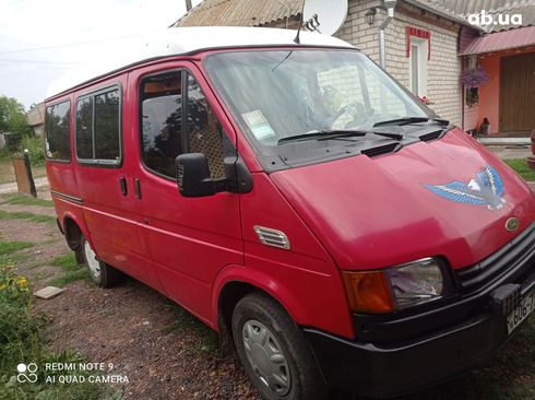 Ford Transit 1987 красный - фото 2