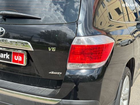 Toyota Highlander 2010 черный - фото 21