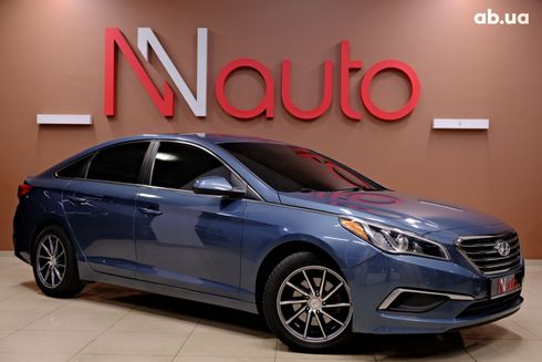Hyundai Sonata 2017 синий - фото 4