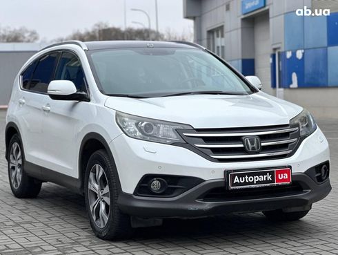 Honda CR-V 2014 белый - фото 3