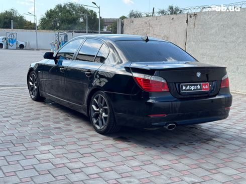 BMW 5 серия 2008 черный - фото 3