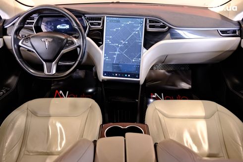 Tesla Model S 2015 серый - фото 7