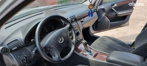 Mercedes-Benz C-Класс 2002 серебристый - фото 10