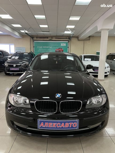 BMW 1 серия 2007 черный - фото 10