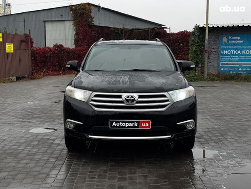 Toyota Highlander 2012 черный - фото 2