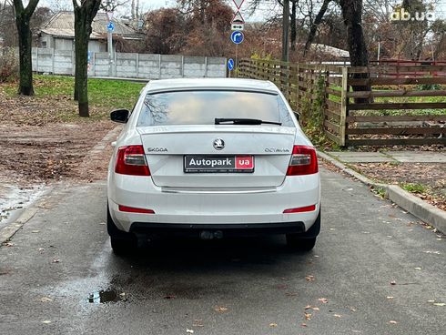 Skoda octavia a7 2013 белый - фото 10