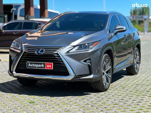 Lexus rx 450 h 2018 серый - фото 2