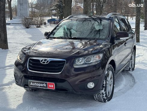 Hyundai Santa Fe 2010 коричневый - фото 2