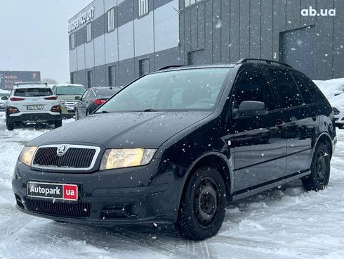 Skoda Fabia 2006 черный - фото 2