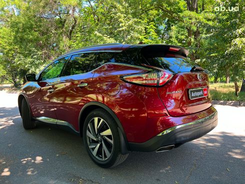 Nissan Murano 2017 красный - фото 3