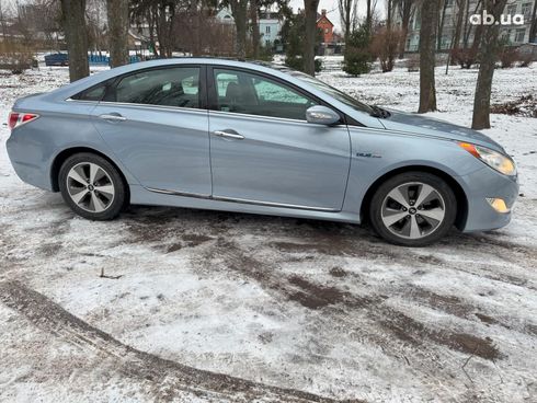 Hyundai Sonata 2011 синий - фото 4