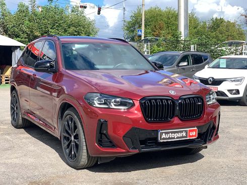 BMW X3 2022 красный - фото 6