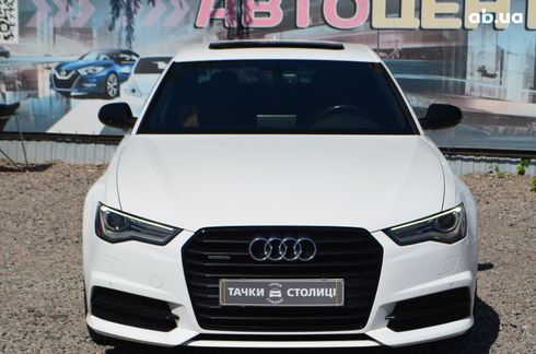 Audi A6 2018 белый - фото 3