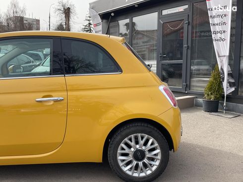 Fiat 500 2014 желтый - фото 9