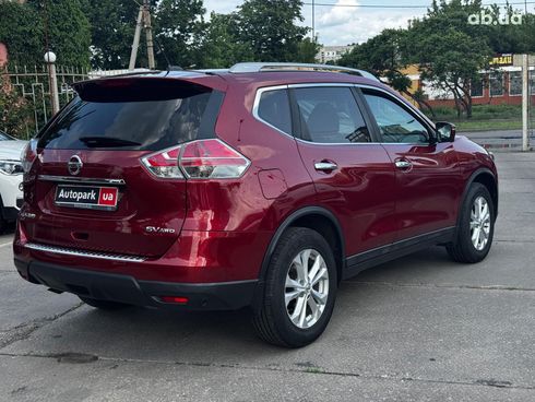 Nissan Rogue 2016 красный - фото 8
