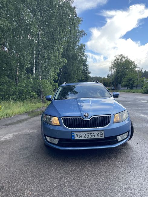 Skoda Octavia 2014 голубой - фото 5