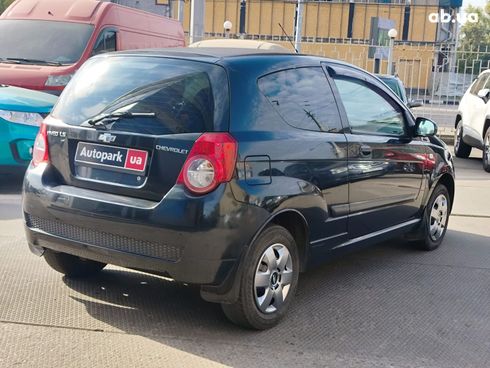 Chevrolet Aveo 2008 черный - фото 2