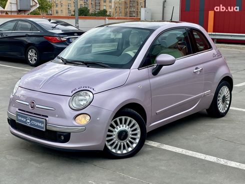 Fiat 500 2013 фиолетовый - фото 2