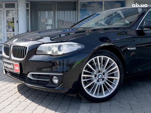 BMW 5 серия 2015 черный - фото 3
