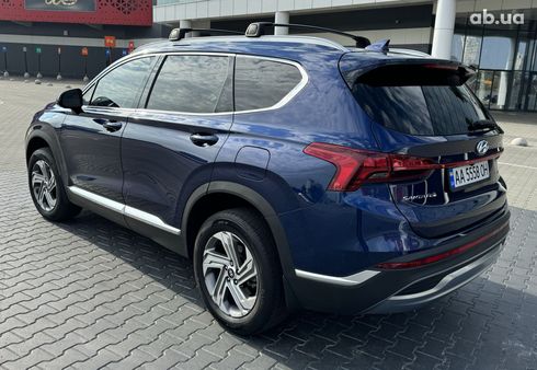 Hyundai Santa Fe 2022 синий - фото 2