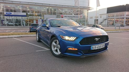 Ford Mustang 2016 синий - фото 1
