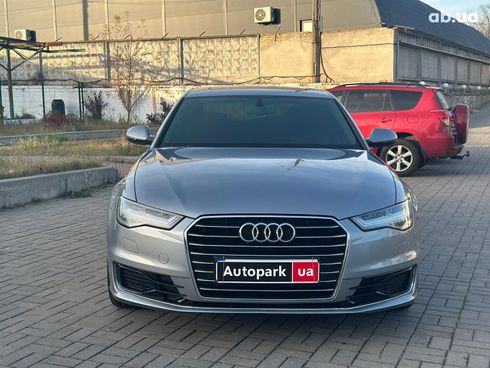 Audi A6 2015 серый - фото 2
