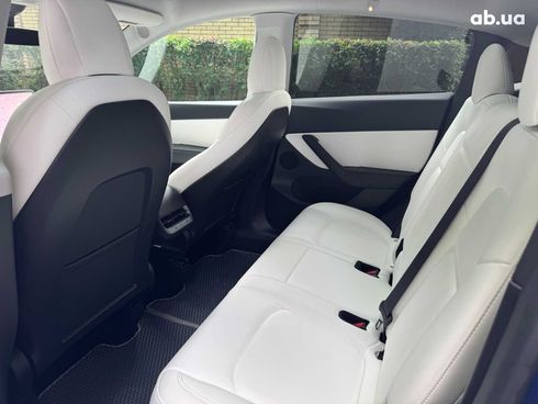 Tesla Model Y 2021 синий - фото 20
