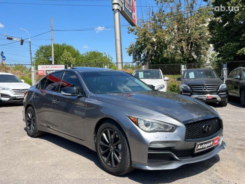 Infiniti Q50 2015 серый - фото 3