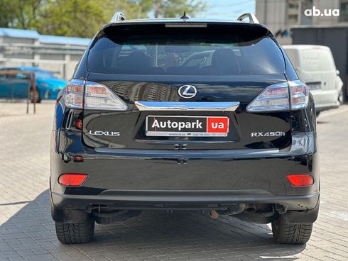 Lexus rx 450 h 2011 черный - фото 5