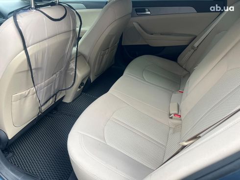 Hyundai Sonata 2015 синий - фото 14