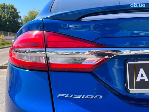 Ford Fusion 2016 синий - фото 2