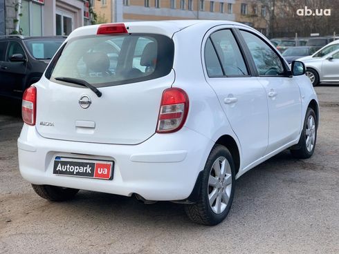 Nissan Micra 2014 белый - фото 5