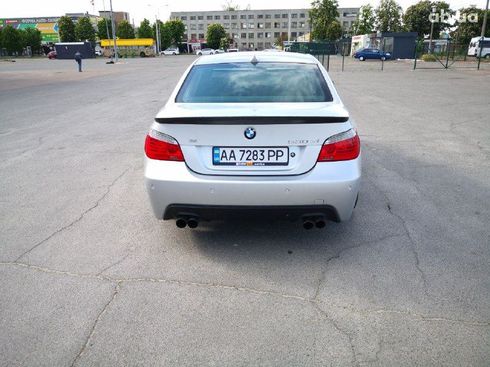 BMW 5 серия 2007 серебристый - фото 6
