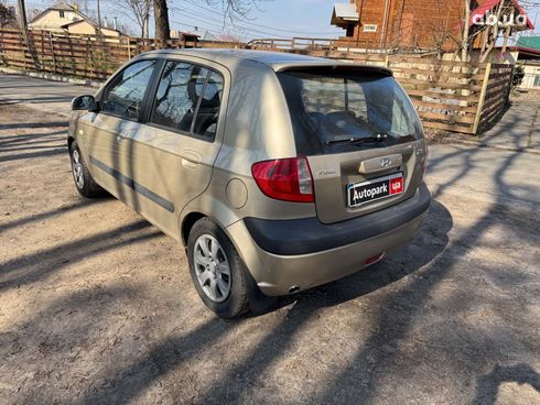 Hyundai Getz 2006 бежевый - фото 7