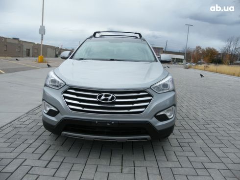 Hyundai Santa Fe 2016 серебристый - фото 2